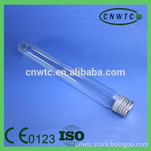 flat bottom glass tube